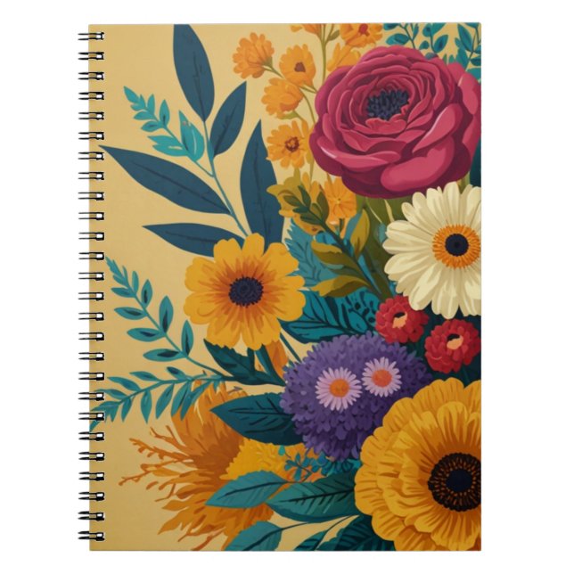 Charming Floral Notebook (Front)