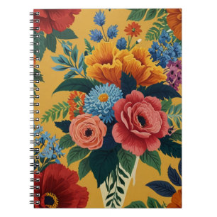 Charming Floral Notebook