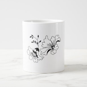 Charming Flower Pattern Artistic Coffee Mug