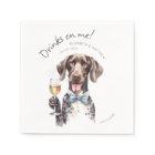 Charming German Shorthaired Pointer Watercolor Bar