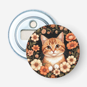 Charming Ginger Cat Bottle Opener