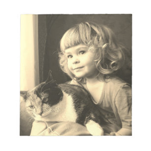 Charming girl notepad