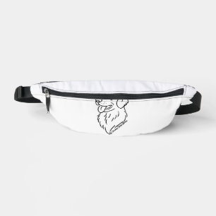 Charming Golden Retriever Bum Bags
