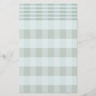 Charming Green Chequered Stationery