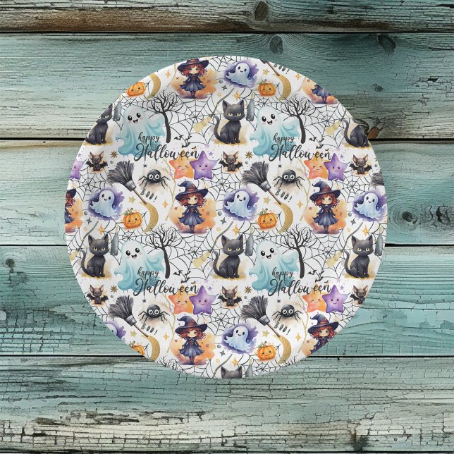 Charming Halloween Paper Plates (Creator Uploaded)