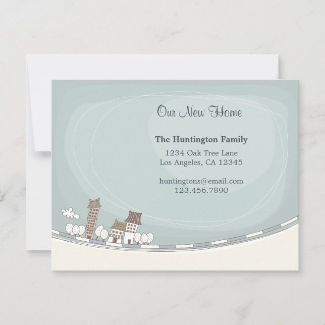 Charming Home Moving Announcement (Front)