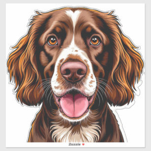 Charming Illustration of a Cute Dog