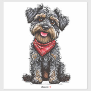 Charming Illustration of a Cute Dog