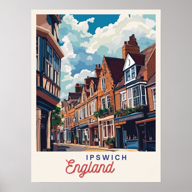 Charming Ipswich England  Poster (Front)