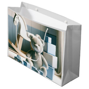 Charming Kids' Room with Toys Large Gift Bag