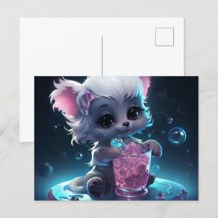 Charming Little Furballs Postcard