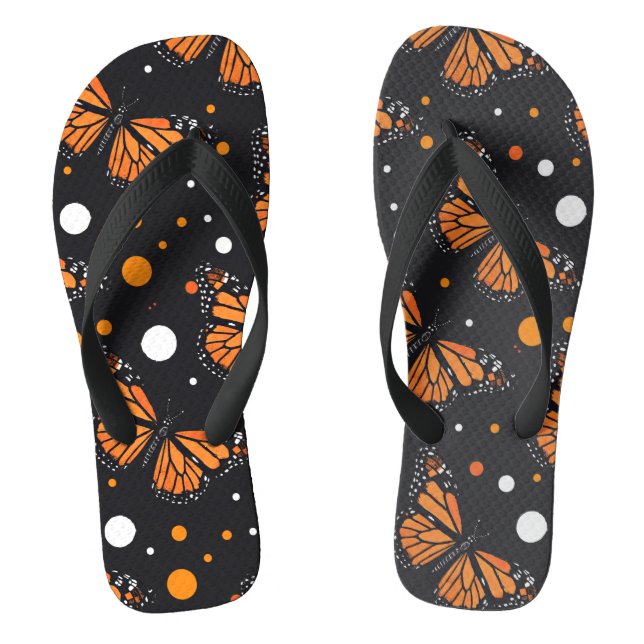 Charming Monarch Madness Butterfly Jandals (Footbed)
