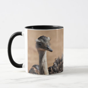Charming ostrich mug