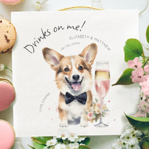 Charming Pembroke Welsh Corgi Waiter Napkin