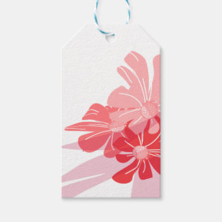 Charming Pink Floral Gift Tag