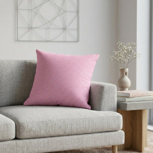 Charming Pink Interconnected Circles Pattern Art Cushion
