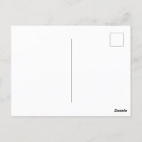 Charming Postcard-Size Birthday Invitation Card