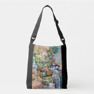 Charming Promises of a Fine Tekka Centre, Singapor Crossbody Bag