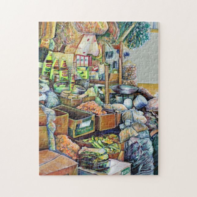 Charming Promises of fine Tekka Centre, Singapore Jigsaw Puzzle (Vertical)