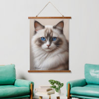 Charming Ragdoll Cat Art Pet Lover
