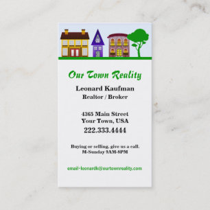 Charming Realtor Business Card