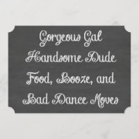 Charming Relaxed Chalkboard