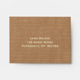Charming Rustic Horse RSVP Envelope