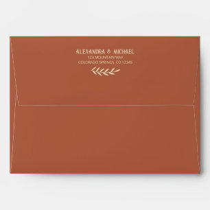 Charming Rustic Woodland Nature Inspired Envelope