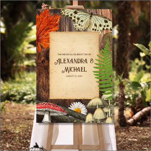 Charming Rustic Woodland Nature Inspired  Poster