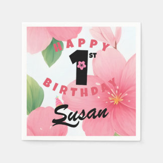 Charming Sakura Blossoms Napkins