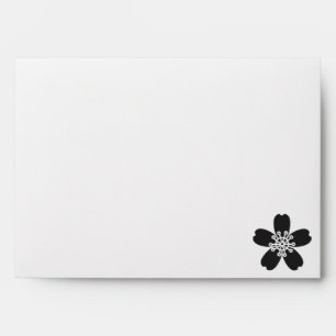 Charming Sakura in Black Envelopes