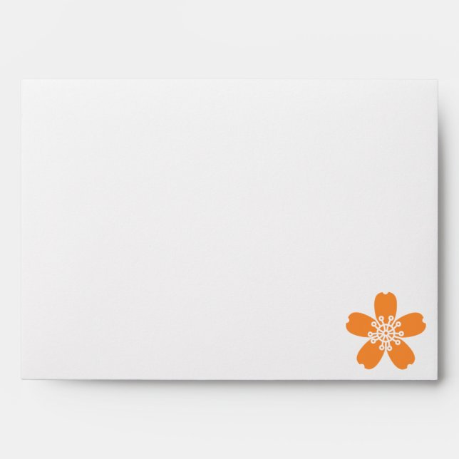 Charming Sakura in Orange Envelopes (Front)