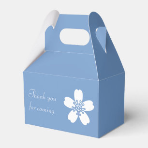 Charming Sakura in Periwinkle Favour Box