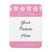 Charming Sakura in Petal Pink Save-the-Date Magnet