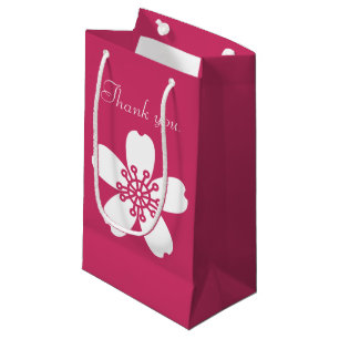 Charming Sakura in Raspberry Gift Bag