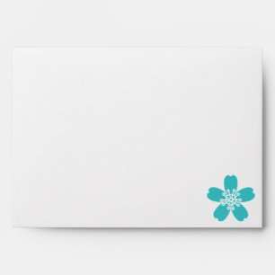 Charming Sakura in Turquoise Envelopes