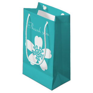 Charming Sakura in Turquoise Gift Bag