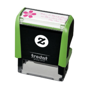 Charming Sakura Self-Inking Address Stamp