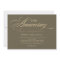 Charming Script Anniversary Invitation - Golden