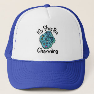 Charming Shoes Collectable Cartoon Fun Slogan Trucker Hat
