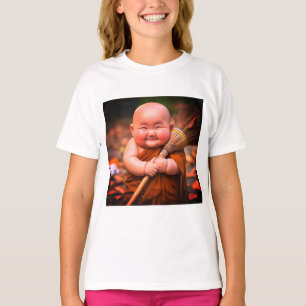 Charming Smiles of Mini Monks T-Shirt