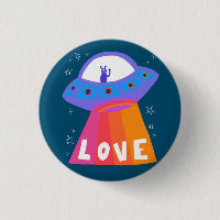 Charming Space Aliens Martians UFO Cute LOVE