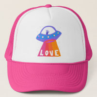 Charming Space Aliens Martians UFO Cute LOVE