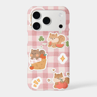 Charming Squirrel & Fruit Aesthetic Phone Case