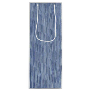 Charming Striped Wine Gift Bag