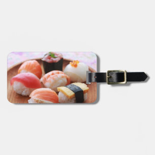 Charming Sushi Set – Soft Pastel Luggage Tag