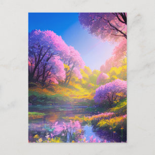 Charming Swamp Postcard