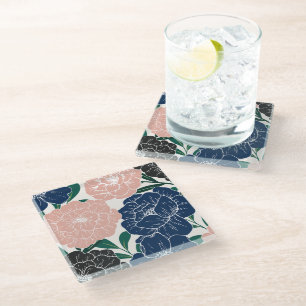 Charming Trendy Floral Coaster
