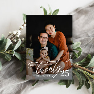 Charming Twenty Happy New Year Photo Card