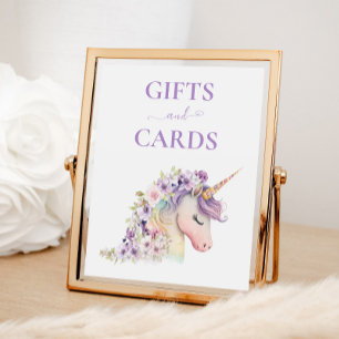 Charming Unicorn Gifts Sign